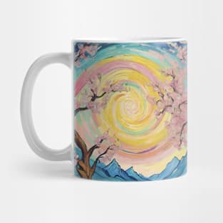 Starry Night Reverie: Van Gogh-Inspired Landscape Mug